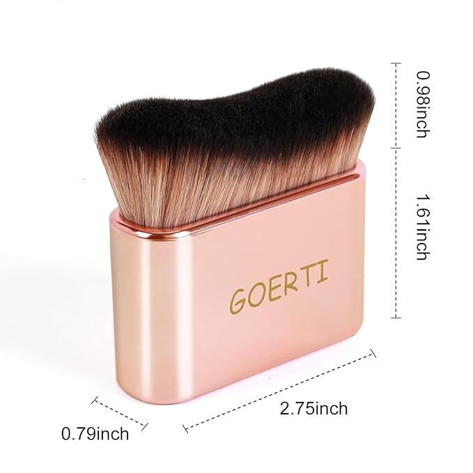 Professional Body Makeup Brush, Kabuki Foundation Brush Makeup Brush, Self Tanner Brush, Self Tanning Applicator, Blend & Blur Body Bronzer Tan Brush for Lotion Cream Powder Liquid