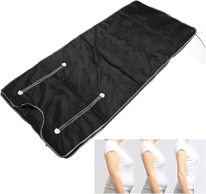 TOPINCN Infrared Sauna Blanket, Portable Personal Sauna Body Detox Wrap for Muscle Recovery, Glowing Skin, and Deep Relaxation Portable for Home Spa