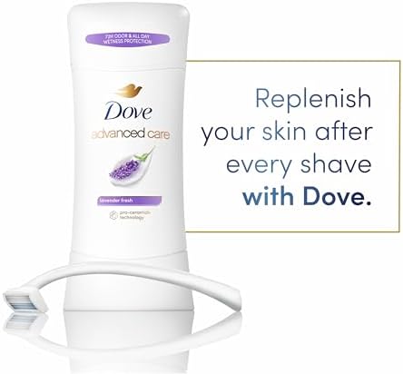 Dove Antiperspirant Deodorant Stick Lavender Fresh | 72 Hour Protection | Helps Repair Skin | 2.6 oz - Image 3