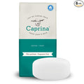 Caprina Fresh Goat’s Milk Bar Soap FRAGRANCE FREE (6-Pack) 3.2 oz (90g) each, For Sensitive Skin, Cleanses Without Drying, Biodegradable Formula