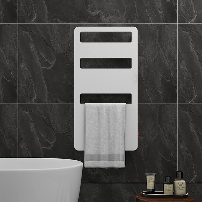 Heated Towel Rack for Bathroom, Towel Warmer Wall Mounted, Electric Towel Warmers for Bathroom, Bath Towel Heater, Towel Drying Rack- 35.4 x18 inch