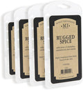 Manly Indulgence Rugged Spice Scented Wax Melts, Wax Melt Warmer Cubes, Long Lasting Scented Wax Warmer Cubes, 4 Pack, 6 Cubes Each - Made in The USA