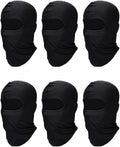 SATINIOR 6 Pcs Ski Mask Cover Balaclava Full Face Mask Summer Face Cover UV Windproof Balaclava for Men Women Outdoor Sports