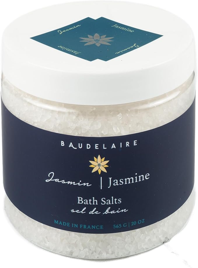 Provence Sante Relaxing Bath Salt - Luxury and Soothing Soak - Exotic Jasmine Scent - Made in France - 20 Oz