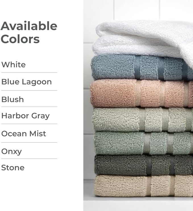 Cariloha Bath Towel | Onyx |28"x54" | Turkish Cotton & Viscose Material Blend | Extra Smooth, Odor Resistant and Highly Absorbent