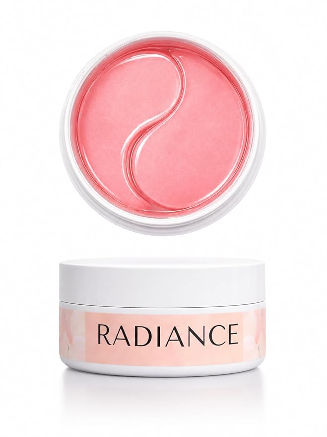 blxnk RADIANCE Under Eye Patches - 60 Hydrogel Eye Masks to Depuff, Hydrate & Brighten Dark Circles, Puffy Eyes & Bags - Asian Beauty Inspired, Cooling & Soothing with Niacinamide, Caffeine, Peptides