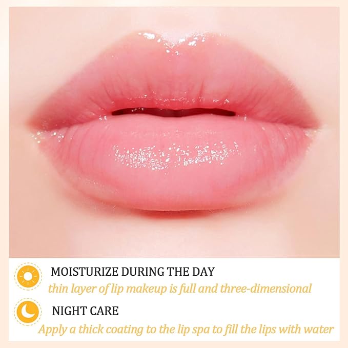 6 PCS Bee Lip Balm Lip Mask Honey Pot, Mothers Day Gifts, Honey Balm Lip Mask Overnight Moisturizing Lip Balm,Sleeping Lip mask Overnight Prevention Dry,Teacher Appreciation Gifts,Party Favors