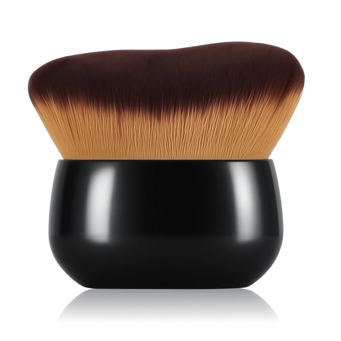 Extra Large Makeup Brush & Self Tanning Brush For Self Tanner，For Foundation，Arms And Legs makeup&Bronzer Blend, Body Makeup,Face&Back Makeup Gift for Mother's Day (Black)