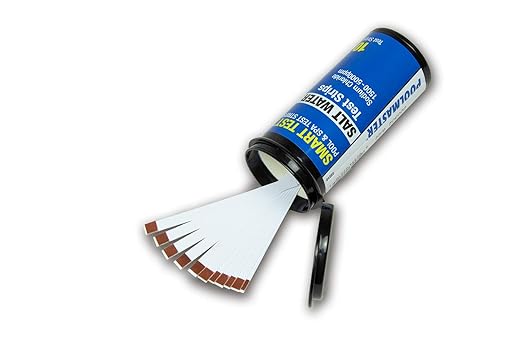 Poolmaster Salt Water Swimming Pool and Spa Water Chemistry Testing Strips, Made in the USA, 22210