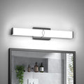 Bathroom Light Fixtures Over Mirror,16inch Modern Vanity Lights for Bathroom,20W 2000lm Dimmable LED Vanity Light Bar,Black Vanity Lighting Fixtures,5700K Cool White,ETL Certified