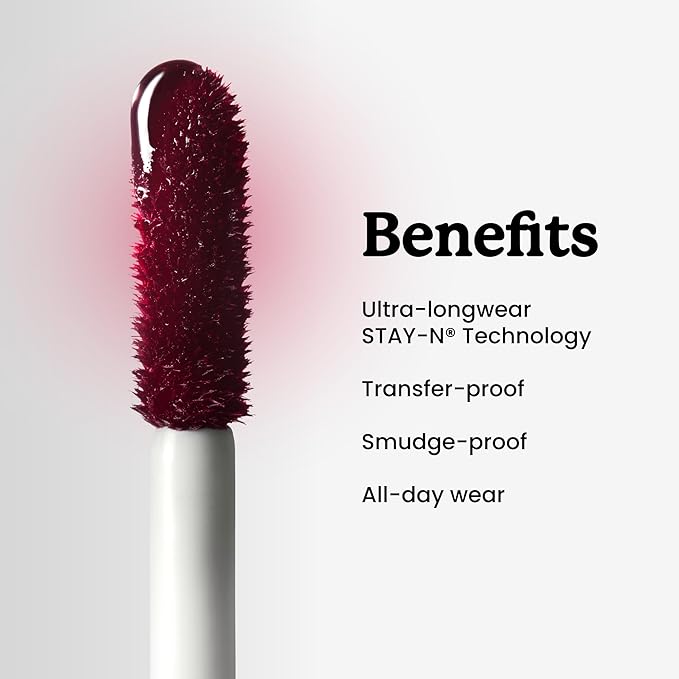 Sacheu Lip Liner STAY-N Peel Off Lip Stain — Long Lasting Waterproof Lip Tint with Hyaluronic Acid & Vitamin E — Transfer Proof Matte Finish, Vegan & Cruelty-Free (HEY-zel)