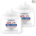 OUKEYA Urea Cream 42% plus Salicylic Acid 2% Net 12.35 Oz Foot & Hand Cream for Dry Cracked, Urea Lotion for Feet Maximum Strength, 2 Pack