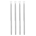 Beavorty 4 Pcs Cuticle Pusher Tool triangle cuticle peeler scraper nail cuticle remover cuticle cutter tool nail gel remover pusher Nail Remover Tool nail art push hands nail polish