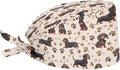 JoyLamoria Novelty Printed Cap with Sweatband Women Men Adjustable Tie Back Hats for Paiting