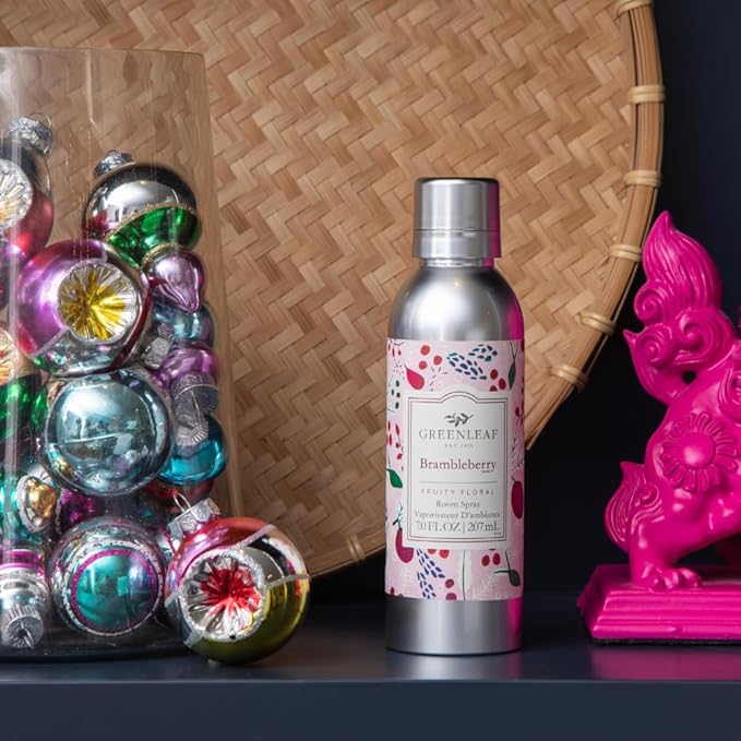 Greenleaf Gifts Brambleberry Scented Room Air Freshener Spray | Non-Aerosol 7 oz Spray | Fruity Scented Air Freshener for Home | Home Fragrance for Bedroom & Bathroom