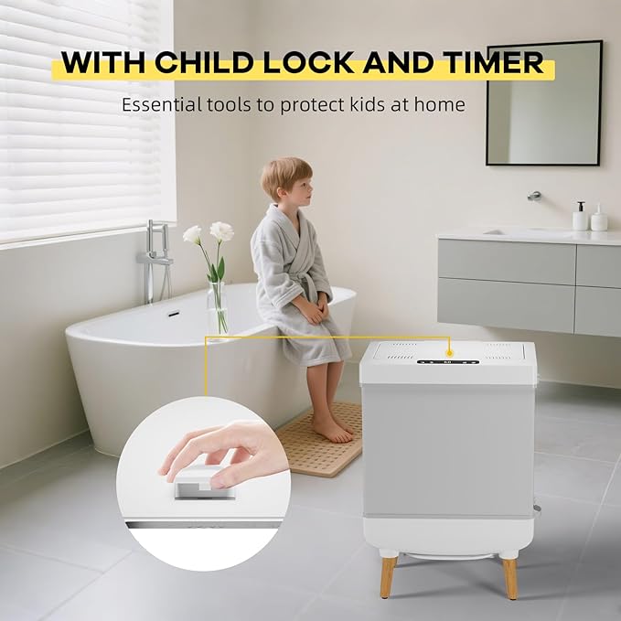 Towel Warmers for Bathrooms, 35 Liter Portable Collapsible Electric Towel Heater with Heating & Drying Modes, Telescopic Rod, Heated Blanket Warmer Dryer for Home, Spa, Travel