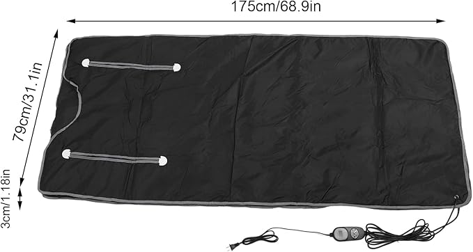 TOPINCN Infrared Sauna Blanket, Portable Personal Sauna Body Detox Wrap for Muscle Recovery, Glowing Skin, and Deep Relaxation Portable for Home Spa