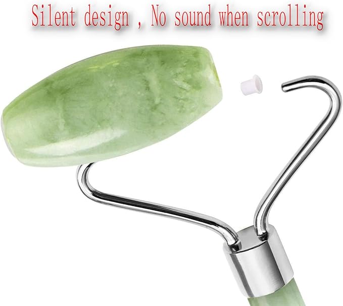 Jade Roller and Gua Sha Set 2,Gua Sha Facial Tools,Face Roller,Jade Roller for Face,Guasha Tools for Face,Self Care Kit for Men Women