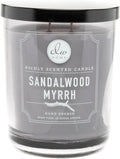 DW Home Sandalwood Myrrh Scented Candle for Home, 15 oz, Large Double Wick Candle Jar, Up to 56H Burn Time, Luxury Scented Candle for Relaxation, Gifting, Home Decor