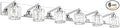 Aipsun Bathroom Vanity Light Crystal Vanity Lighting Fixtures 6 Lights Chrome Vanity Light for Bathroom (Exclude Bulb)