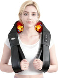 cotsoco Neck Massager, Shiatsu Shoulder and Back Neck Massager with Heat, Neck Massager Pillow for Neck for Body Muscle Pain Relief, Neck Massager Gifts for Mom Dad Women Men, Home, Office Car Use