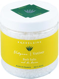 Provence Sante Relaxing Bath Salt - Luxury and Soothing Soak - Aromatic Vetiver Scent - Made in France - 20 Oz