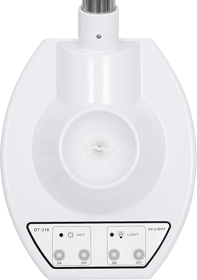 2 in 1 Facial Steamer 5X Magnifying Lamp - Hot Ozone Spa Machine, Mist Face Salon Beauty Skin Care Equipment