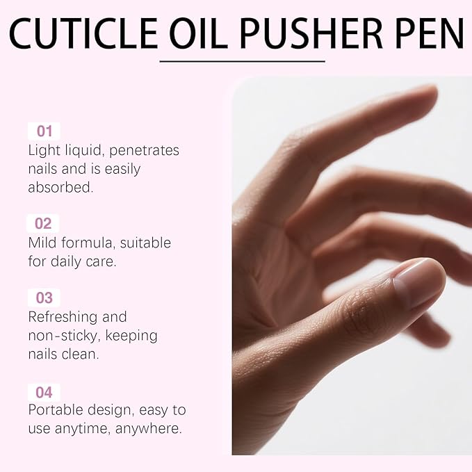 Ceramic Nail Polish Brush Pen, 2-In-1 Nail Cuticle Care Oil Pen, Nail Care Tool For Dry And Damaged Nails, Moisturizing Nail Polish For Hangnails And Added Shine (3 Pcs)