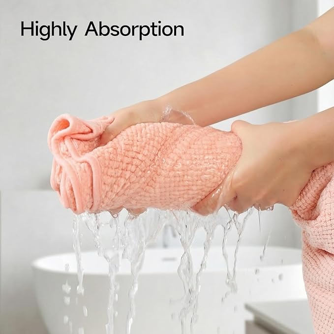 REDKISS Pack of 1 Jumbo Bath Sheet, 40 x 80 Inches Microfiber Oversized Bath Towel for Bathroom, Extra Large & Lightweight, Quick-Dry, Super Soft & Highly Absorbent, Perfect to Wrap Yourself in, Pink