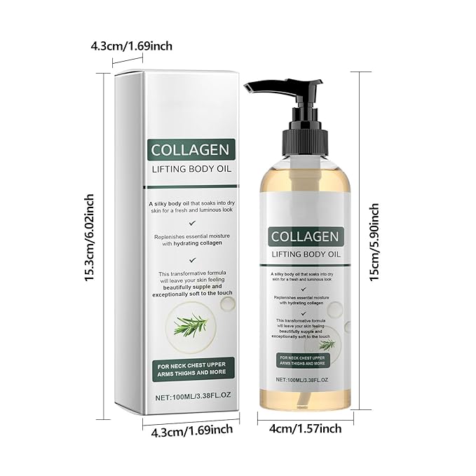 Collagen Lifting Body Oil,Anti-Aging Wrinkle Removal & Collagen Lifting Body Oil for All Skin Type Tightening. (1Pcs)