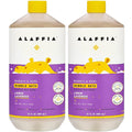Alaffia Bubble Bath for Babies & Kids, Lemon Lavender 2-Pack – Long-Lasting, Moisture-Rich Bubbles with Shea Butter, 32 Fl Oz Ea