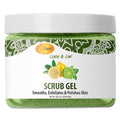SPA REDI – Exfoliating Scrub Pumice Gel, Lemon & Lime, 16 Oz - Manicure, Pedicure and Body Exfoliator Infused with Hyaluronic Acid, Amino Acids, Panthenol and Comfrey Extract