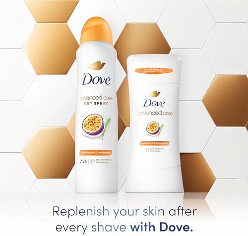 Dove Advanced Care Antiperspirant Deodorant Stick Passion Fruit & Lemongrass scent 4 Count Antiperspirant deodorant with Pro Ceramide Technology 72-hour odor control and all-day sweat protection 2.6oz - Image 3
