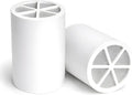Crystal Quest Shower Filter Replacement Cartridge - Removes Chlorine and Contaminants for Cleaner Water - Durable BPA-Free - Built in the USA - Fits Crystal Quest Shower Filters [Pack of 2]