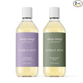 Deep Steep Bubble Bath, 10oz (2 Pack) (10 Fl Oz (Pack of 2), (Relaxing- Lavender Chamomile & Rosemary Mint))