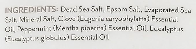Soothing Touch Tension Relief Sore Muscle Soak Bath Salts Eucalyptus Clove & Peppermint, 32 Oz