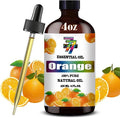Sweet Orange Essential Oil - GV77ZF Sweet Orange Oils for Diffusers, Humidifiers, DIY Candles, Soap, Cleaning, Home, Office, Yoga, Massage, Gifts - 4 fl oz (120 ml)