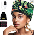 Heat Cap for Deep Conditioning, Ingeware Thermal Cap for Hair Steamer Cap for Natural Hair Portable Electric Heat Hair Spa Cap for Home Use Pattern (Floral Print)