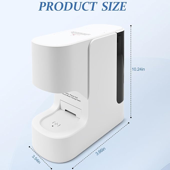 Hot Face Towel Warmer with Voice Alert - 5-Second Fast Heating & Automatic Dispenser, Constant 55°C (131°F) Temperature Control, Includes 20 Compressed Towels (Towel Machine)