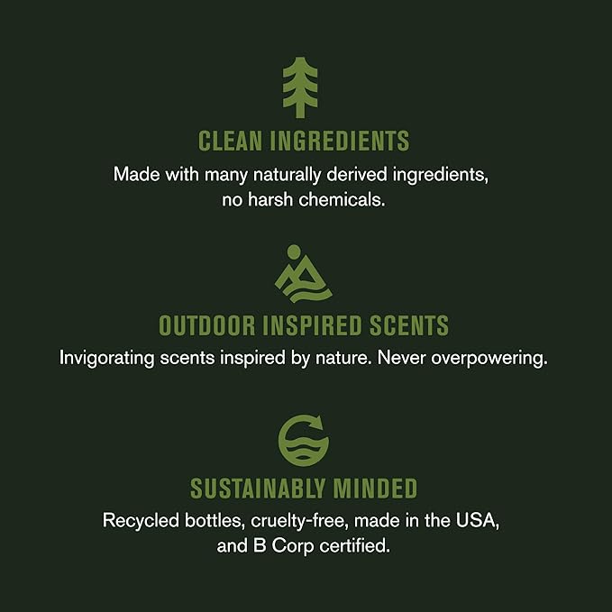 Every Man Jack Cedar + Red Sage Mens 3-in-1 All Over Wash for All Skin and Hair Types - Body Wash, Shampoo and Conditioner with Naturally Derived Ingredients - Paraben & Dye Free - 28.8oz - 2 Pack