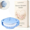 Shower Steamer Tray & Holder with Suction Cup – Non-Slip Silicone Molds for Aromatherapy Shower Steamers (1, Blue)