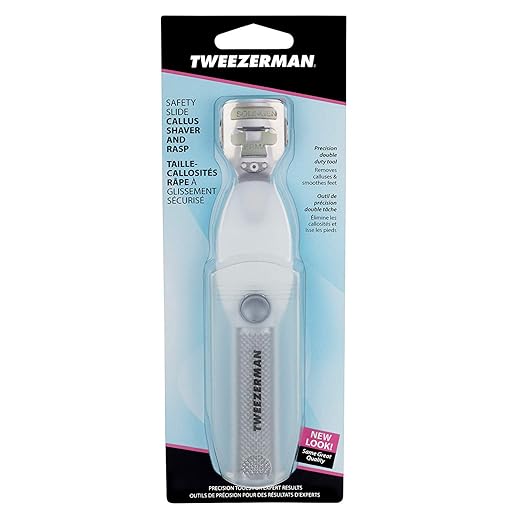 Tweezerman LTD Safety Slide Callus Shaver and Rasp