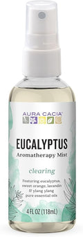 Aura Cacia Room and Body Mist, Clearing Eucalyptus, 4 Fluid Ounce