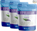 Deep Relaxation Bath Salt (3 Pack Plus Scoop) Relaxing Bath Soak with Pure Lavender Essential Oil in BPA Free Pouch with Press Lock Seal Made in USA 3 Pack of 2 Lbs 6 Lbs Total