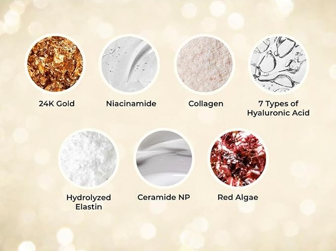 Dr. Tree 24kt Gold Collagen Hydrogel Eye Patches, with Niacinamide and Hyaluronic Acid – Hydrating Under Eye Patches For Dark Circles, Fine Lines & Puffiness - 84g / 2.96 oz (60 Pads)