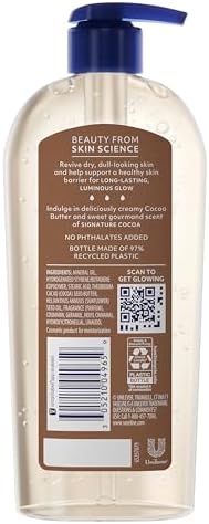 Vaseline Cocoa Radiant Body Gel Oil for Glowing Skin with Cocoa Butter 12oz - Image 2