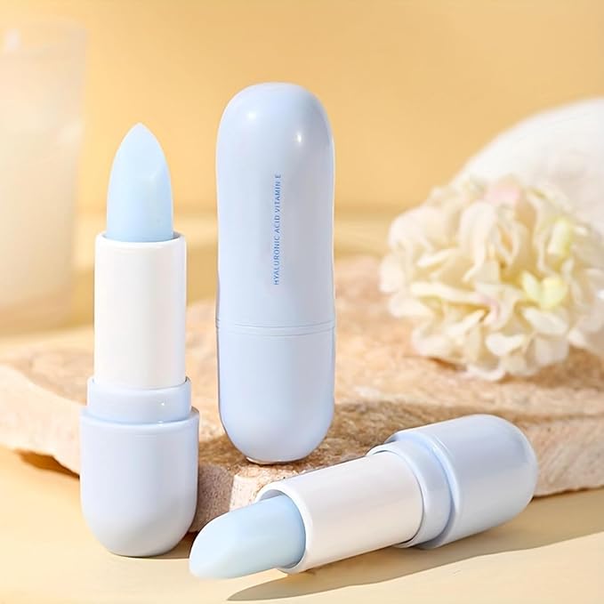 2 Pack Hyaluronic Acid Lip Balm - Refreshing Soothing Eliminate Lip Lines Lip Balm, Hydrates, Softens and Reduces Lip Lines Relieve Dryness Alcohol-Free Nourishes All Lip Skin Types