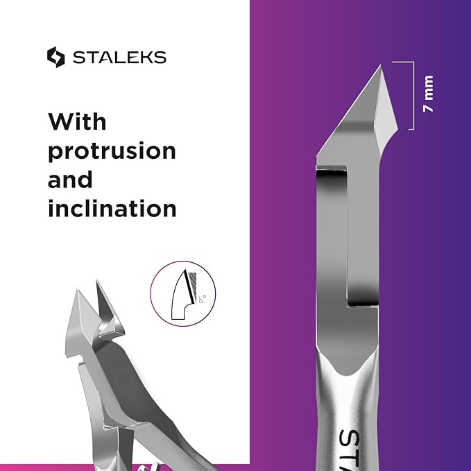 Staleks Pro SMART 31 Cuticle Nippers – 7mm Blade Cuticle Trimmer – Sharp & Durable Stainless Steel – Professional Manicure Tool
