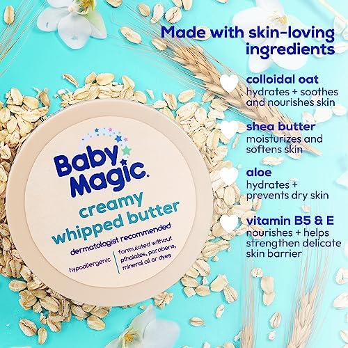 Baby Magic Creamy Whipped Butter Vanilla Oat, 8.4 oz (Pack of 2) - Image 3