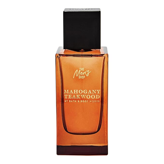 Bath & Body Works Mahogany Teakwood Cologne - Men’s Cologne for Everyday Use - Long-Lasting High Fragrance Oil Concentration - Dermatologist-Approved - Sophisticated Scent Experience - Gifts for Him